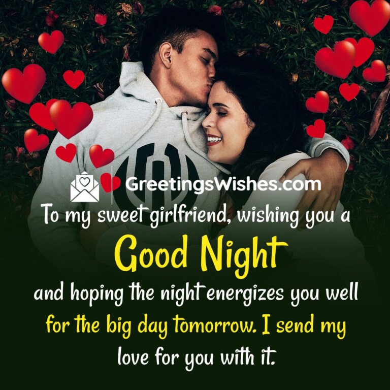 Good Night Messages for Girlfriend - Greetings Wishes