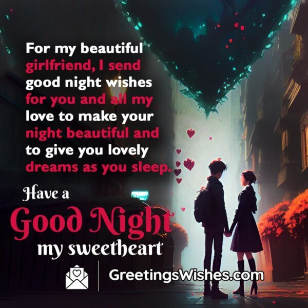 Good Night Messages for Girlfriend - Greetings Wishes