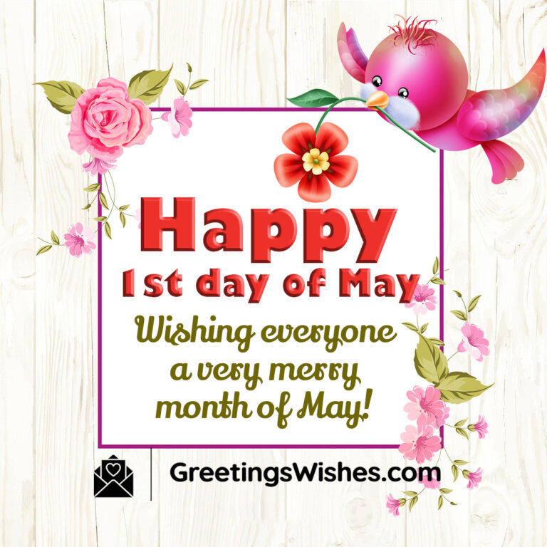 Happy May Month Wishes ( 01 May ) - Greetings Wishes