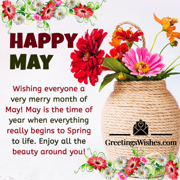 Happy May Month Wishes ( 01 May ) - Greetings Wishes