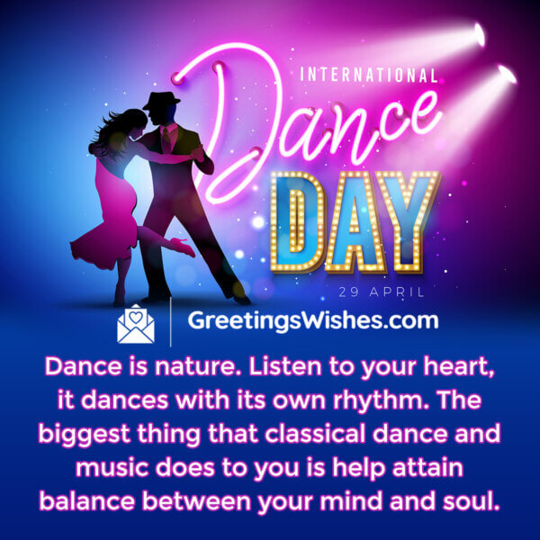 International Dance Day Wishes (29 April) - Greetings Wishes