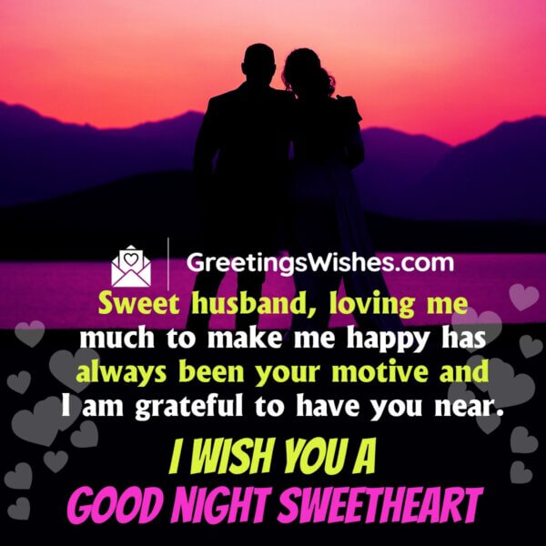 Good Night Wishes Messages to Husband - Greetings Wishes