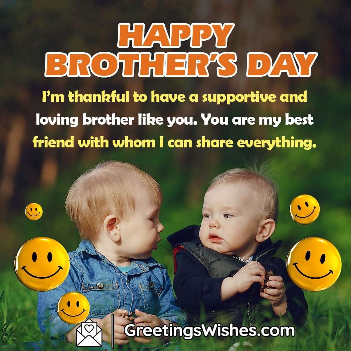 Brother’s Day Wishes Messages (24th May) - Greetings Wishes