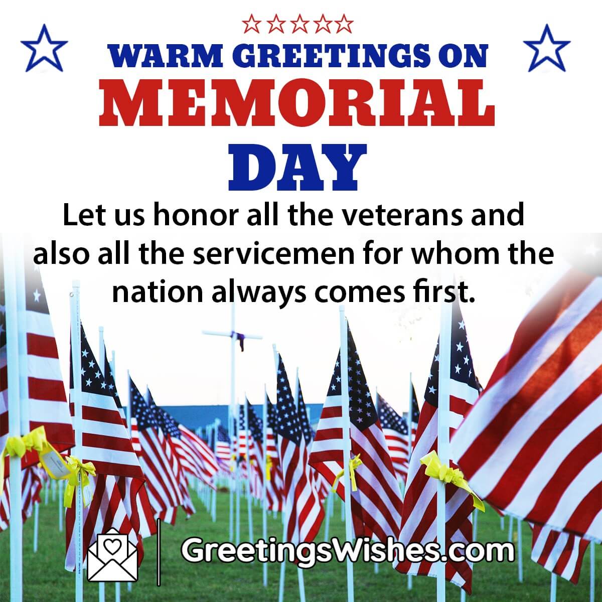 Memorial Day Greetings