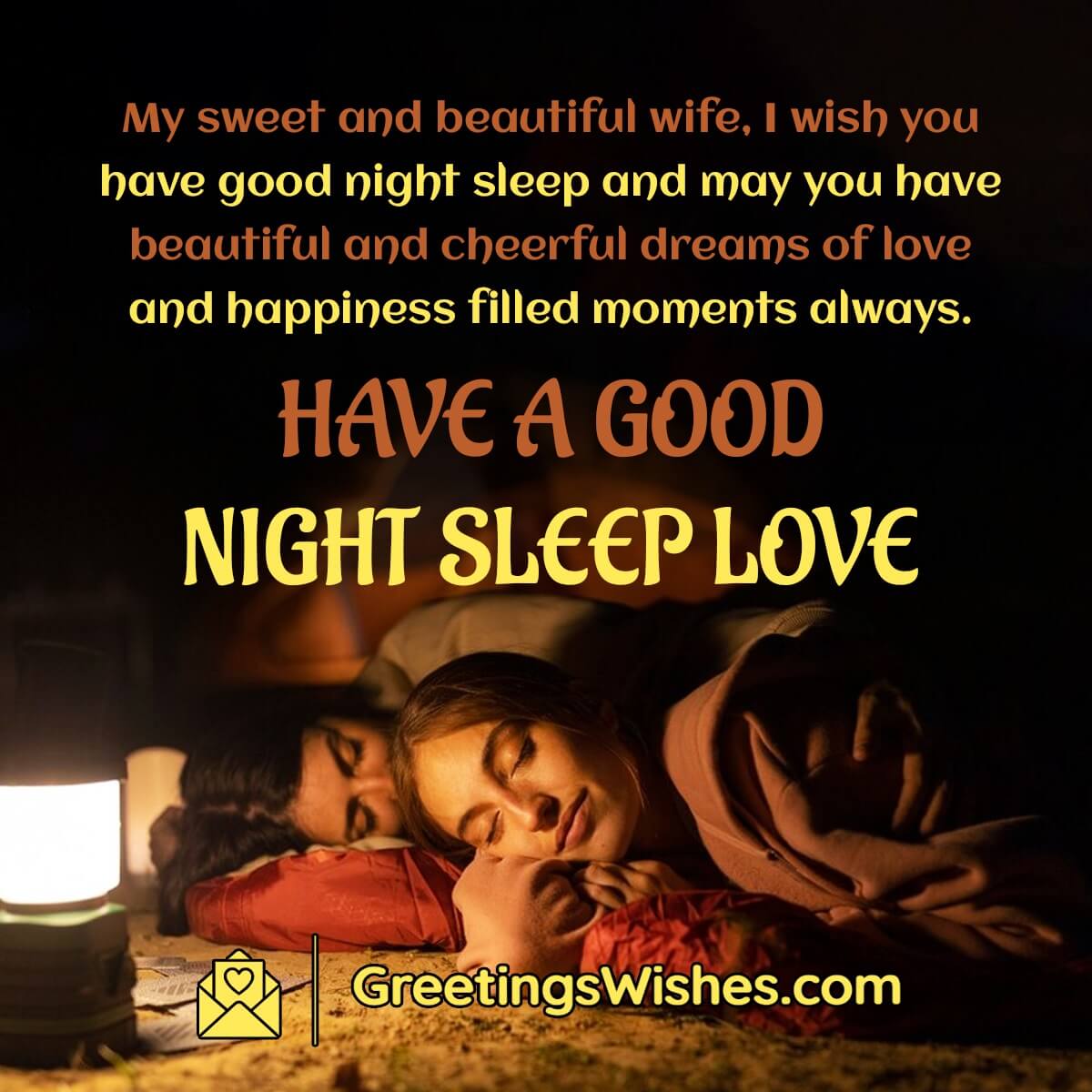 Good Night Messages To Wife Greetings Wishes