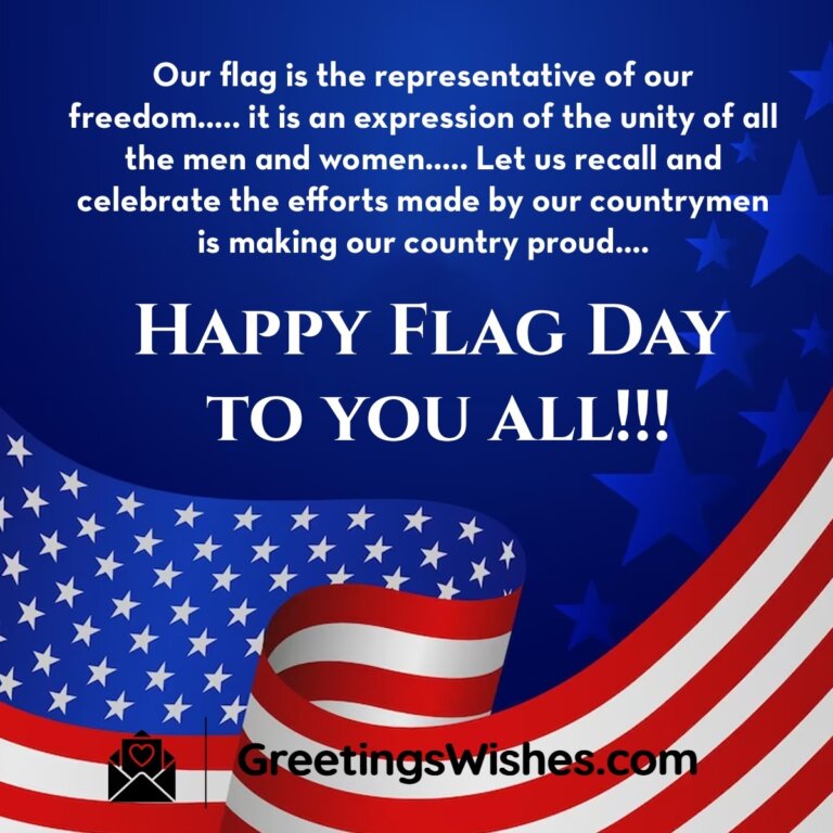 U.S.A. Flag Day Messages, Quotes ( 14th June ) - Greetings Wishes