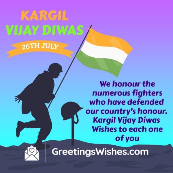 Kargil Vijay Diwas Wishes Messages (26 July) - Greetings Wishes