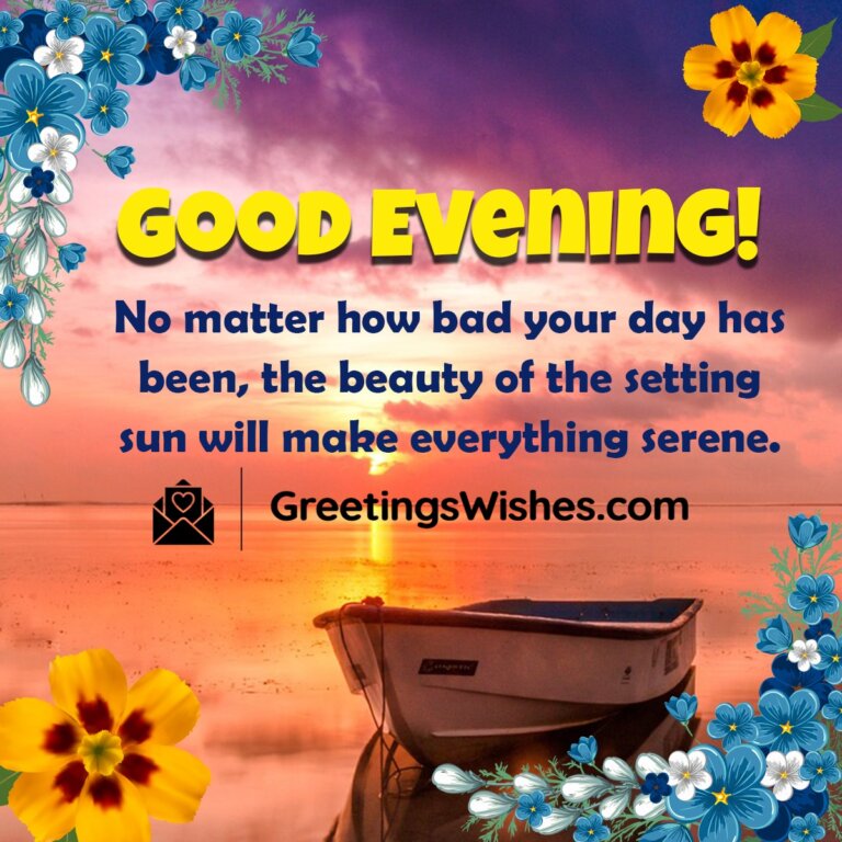 Good Evening Messages - Greetings Wishes