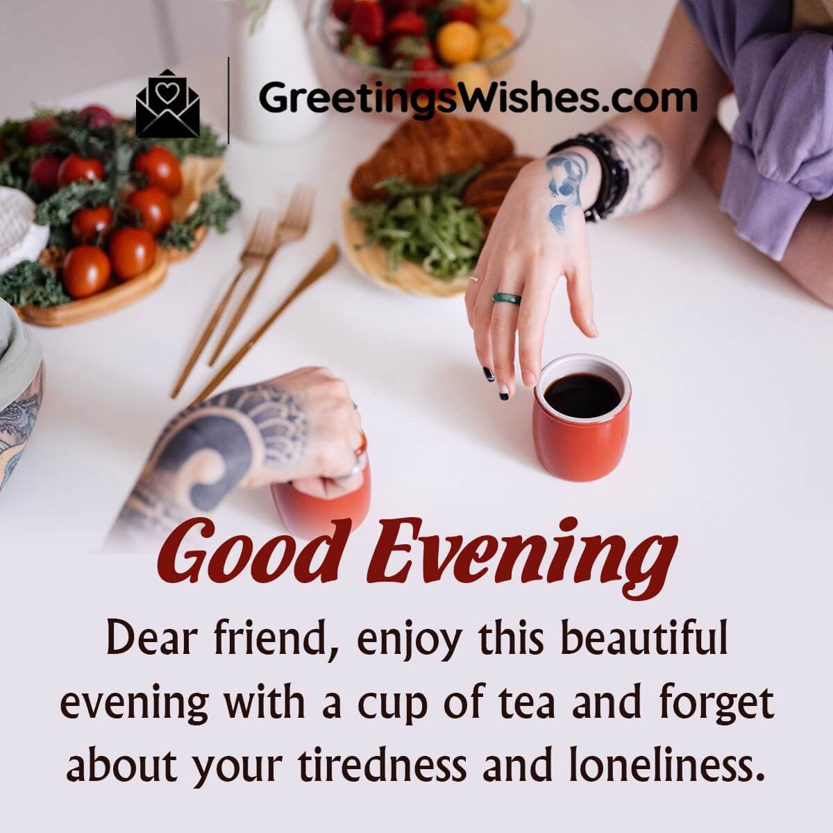 good evening wishes for friends