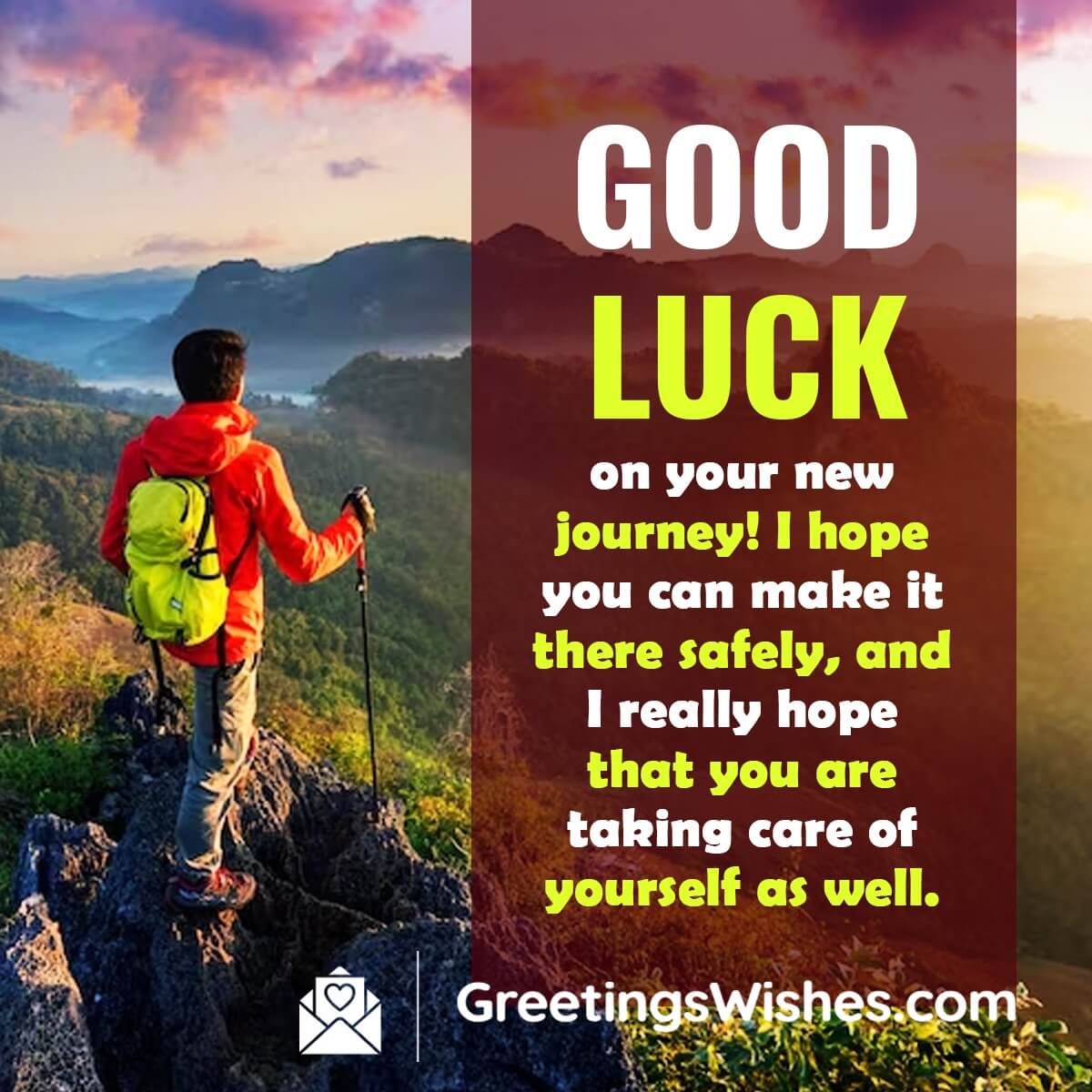 Good Luck On New Journey Wishes and Quotes - Greetings Wishes