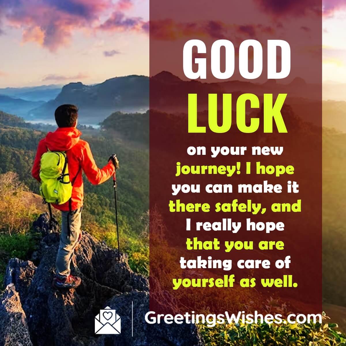 Good Luck On New Journey Wishes And Quotes Greetings Wishes