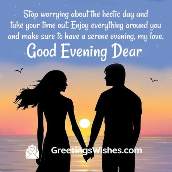 Good Evening Messages for Her - Greetings Wishes