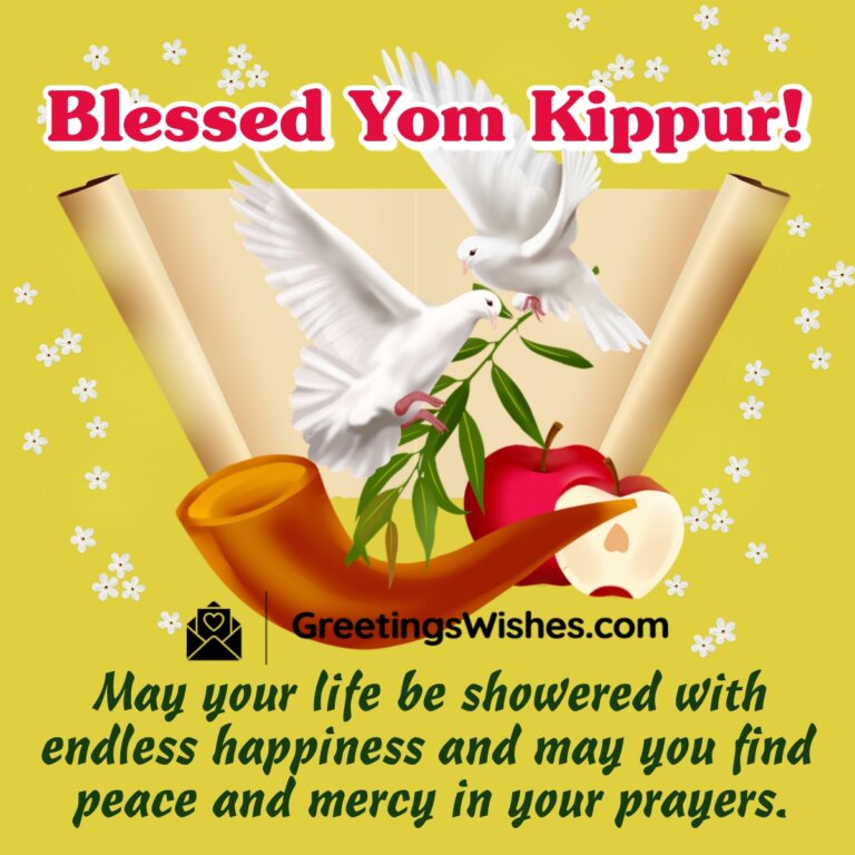 Yom Kippur Wishes Messages ( 11th October) Greetings Wishes