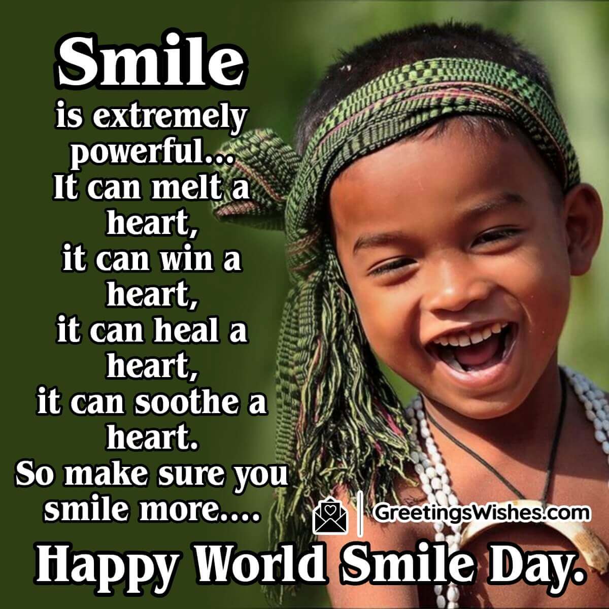 Happy World Smile Day Messages