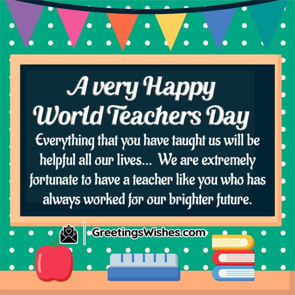 World Teachers Day Wishes Messages (5 October) - Greetings Wishes