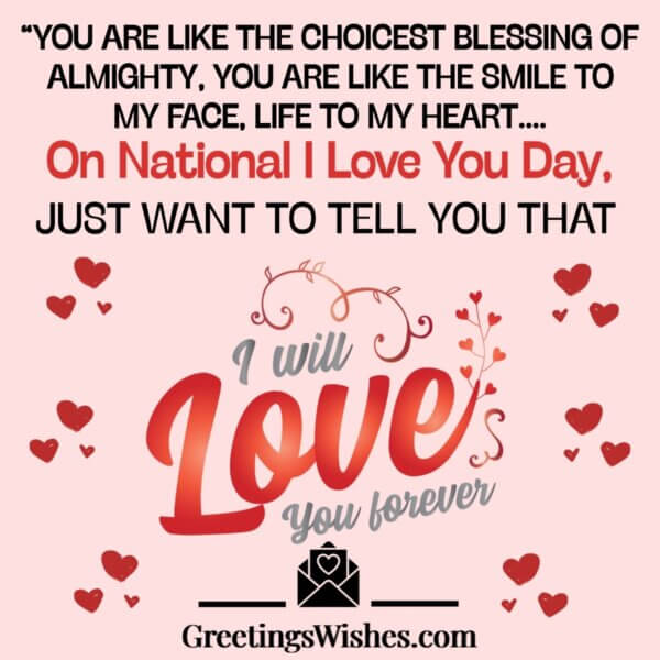 National I Love You Day Messages Wishes 14 October Greetings Wishes