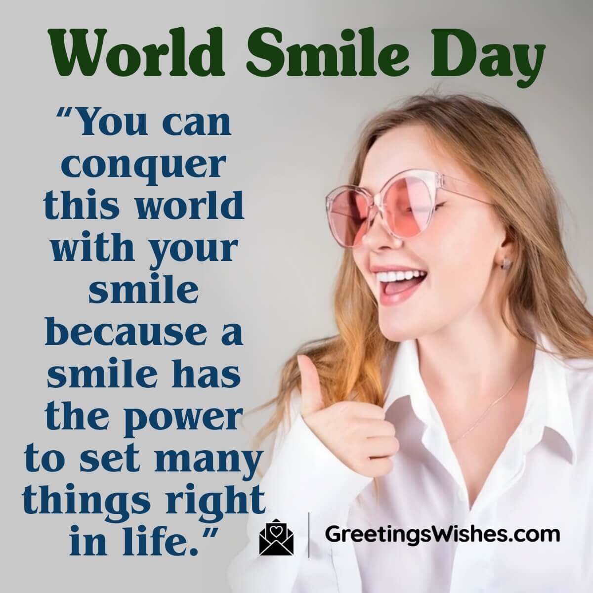 World Smile Day Messages