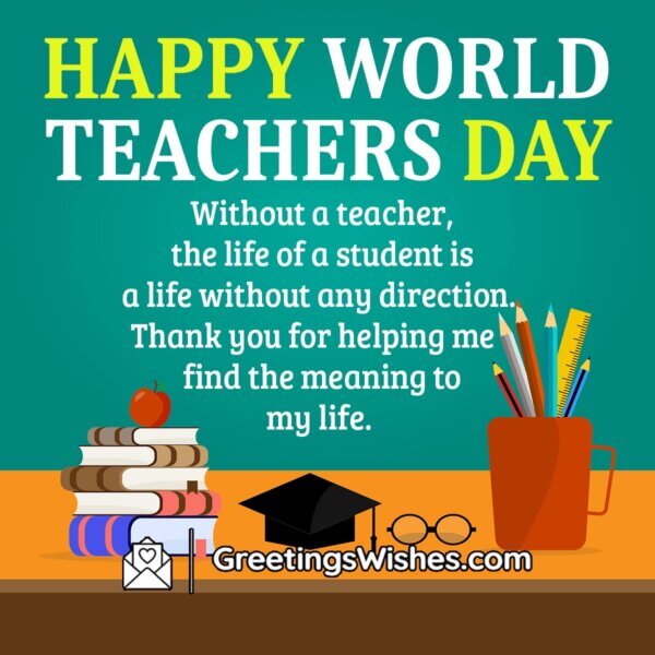 World Teachers Day Wishes Messages (5 October) - Greetings Wishes