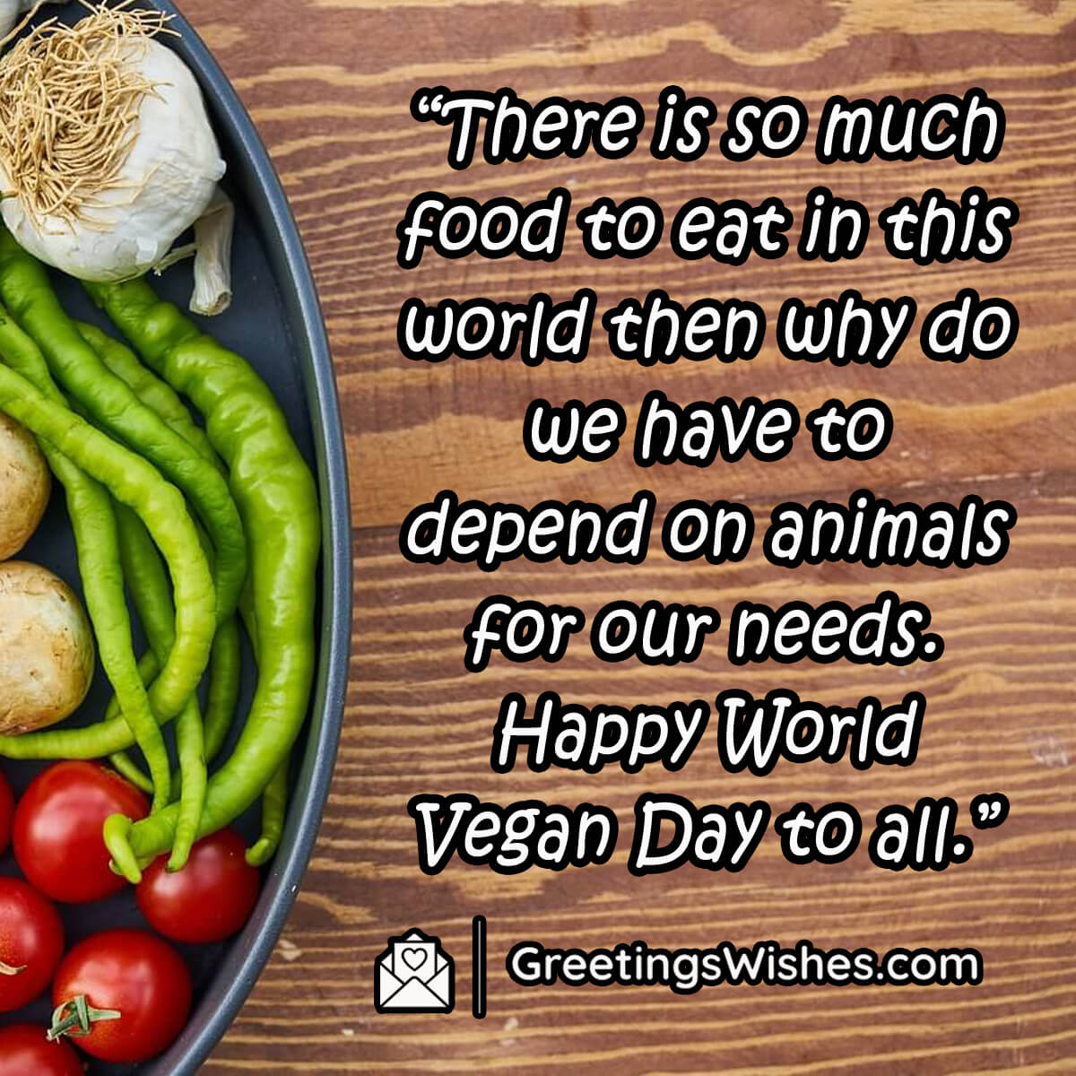 World Vegan Day Greetings