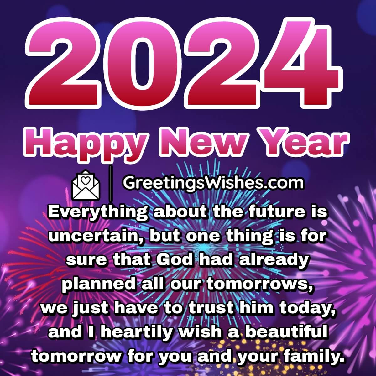 Happy 2024 New Year Wishes Messages - Greetings Wishes