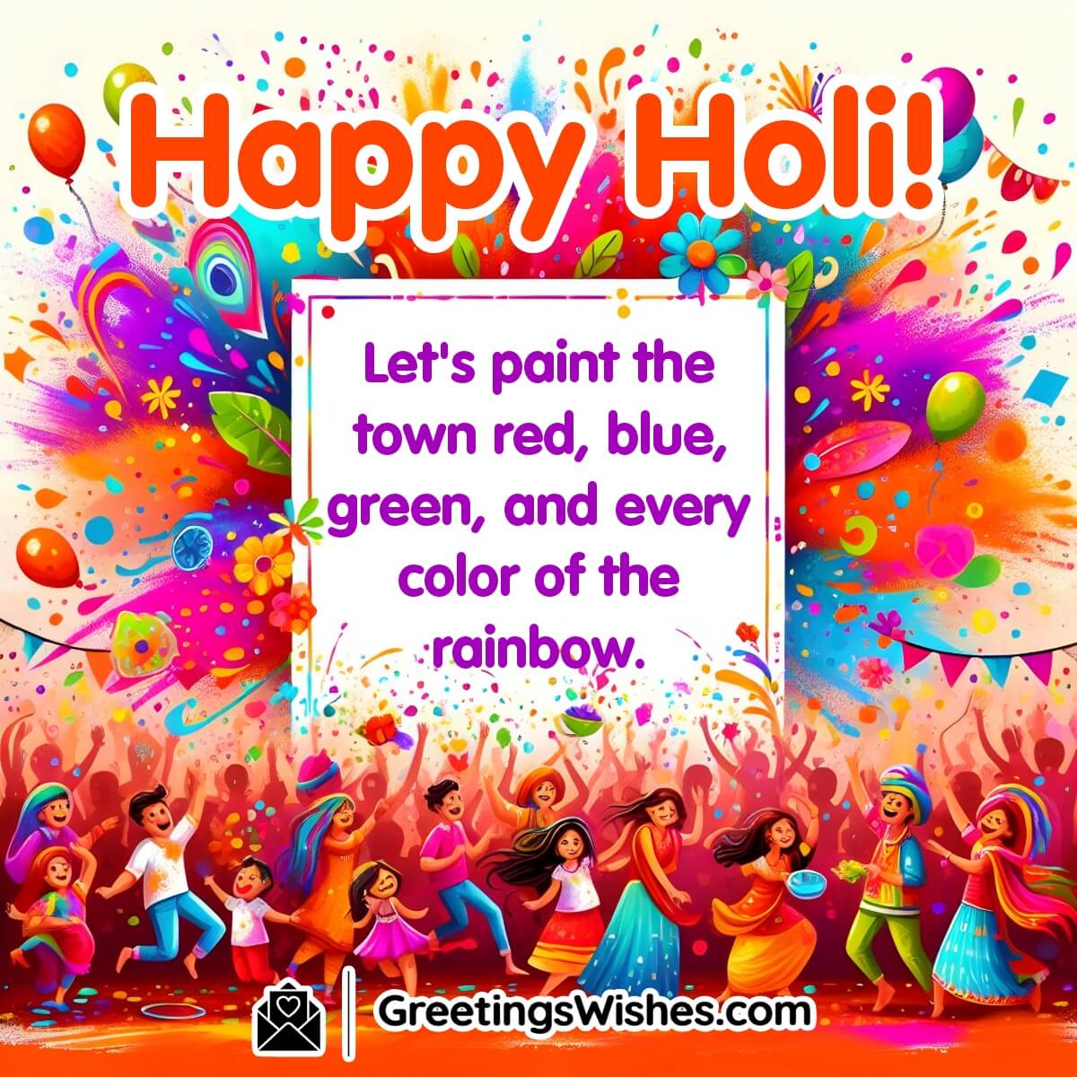 Happy Holi Caption