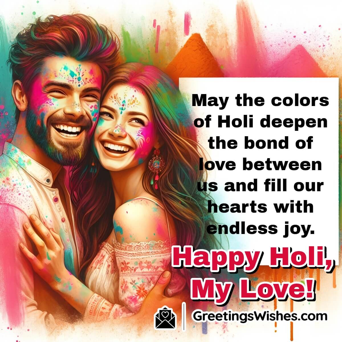 Happy Holi Wishes For Love