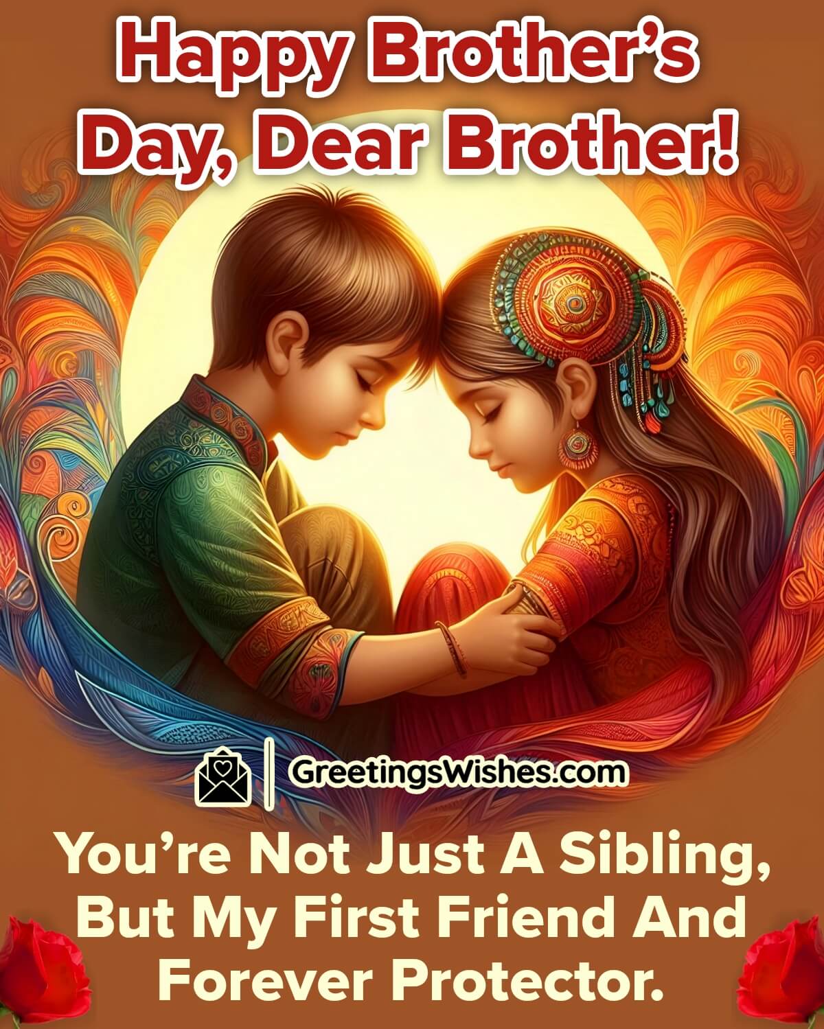 Brothers Day Wishes From Sister