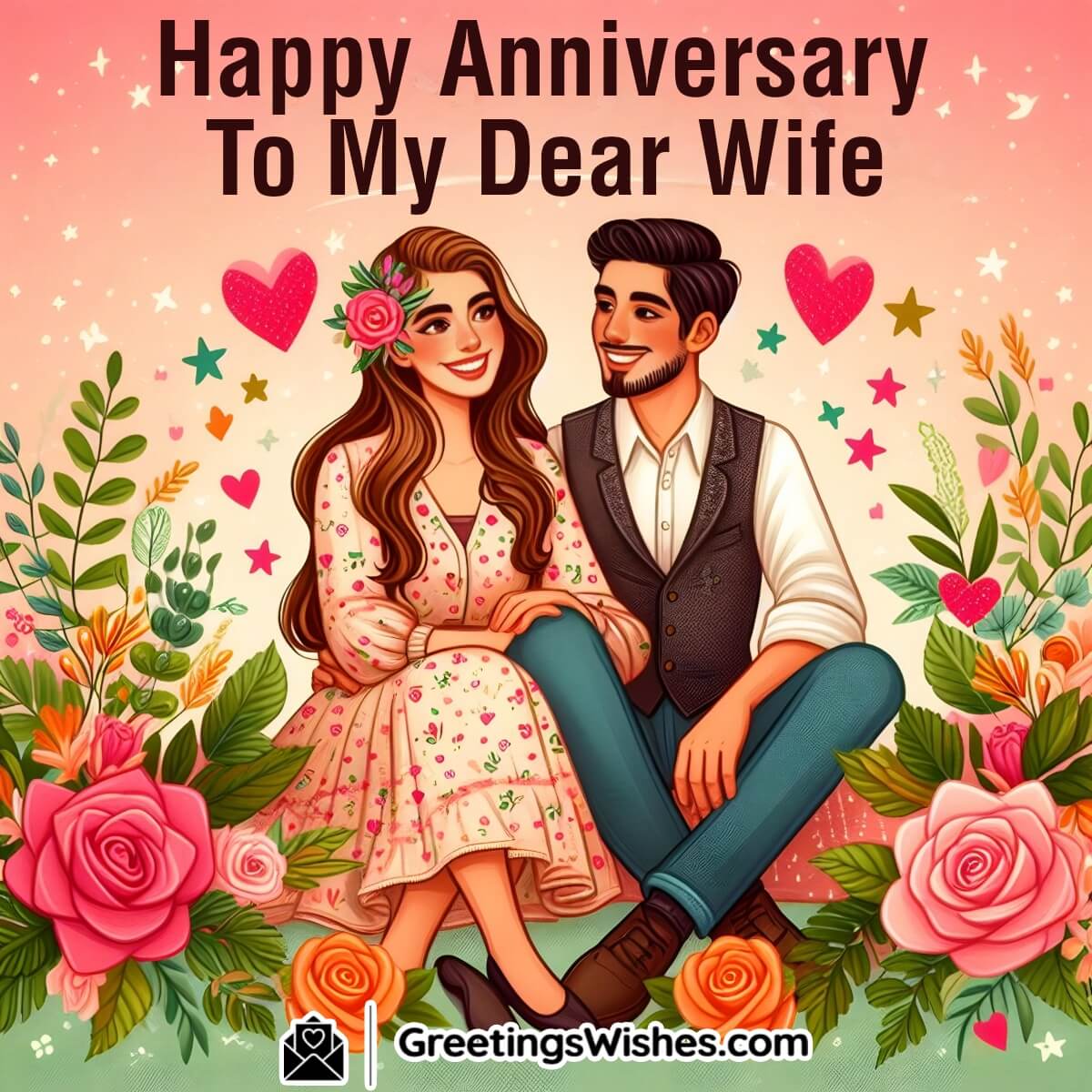 Happy Anniversary To My Dear Wife