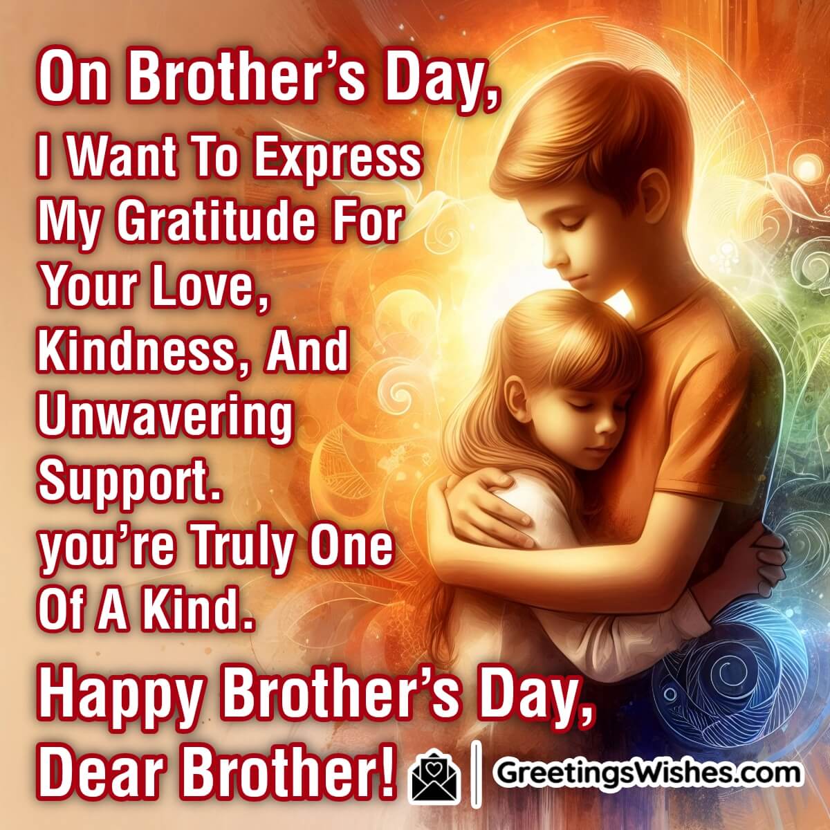 Happy Brothers Day From Sister