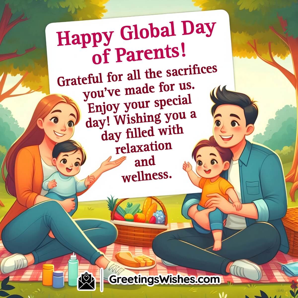 Happy Global Day Of Parents Grateful Wish