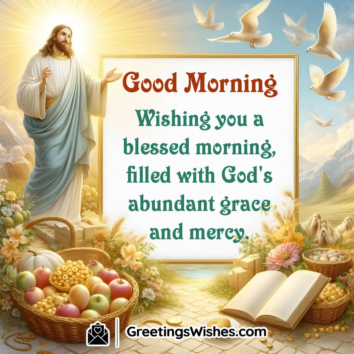 Wishing Blessed Christian Good Morning