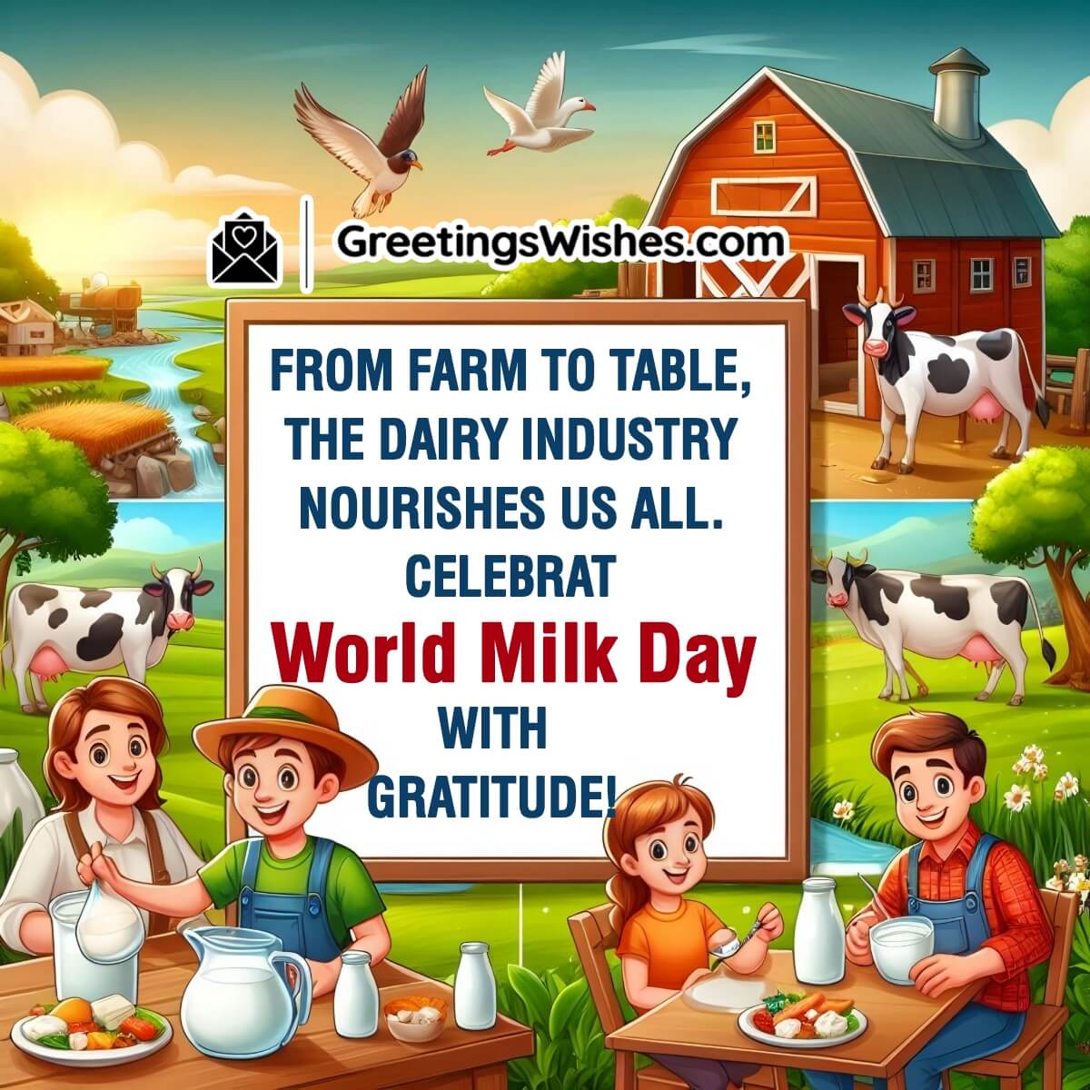 World Milk Day Messages