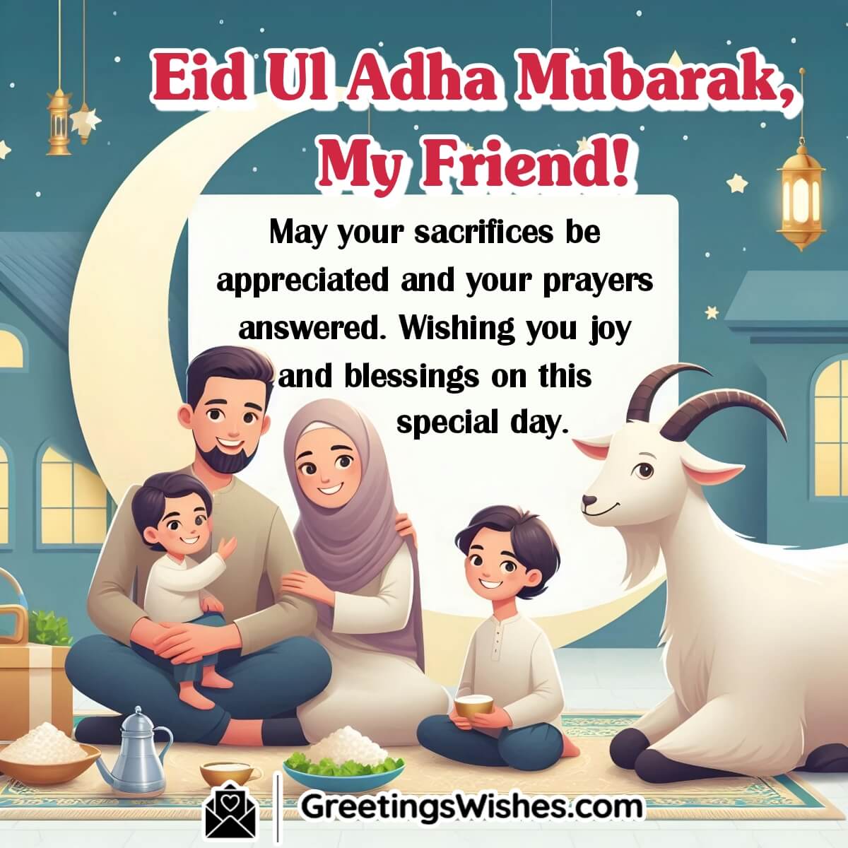 Eid Ul Adha Wishes For Friends