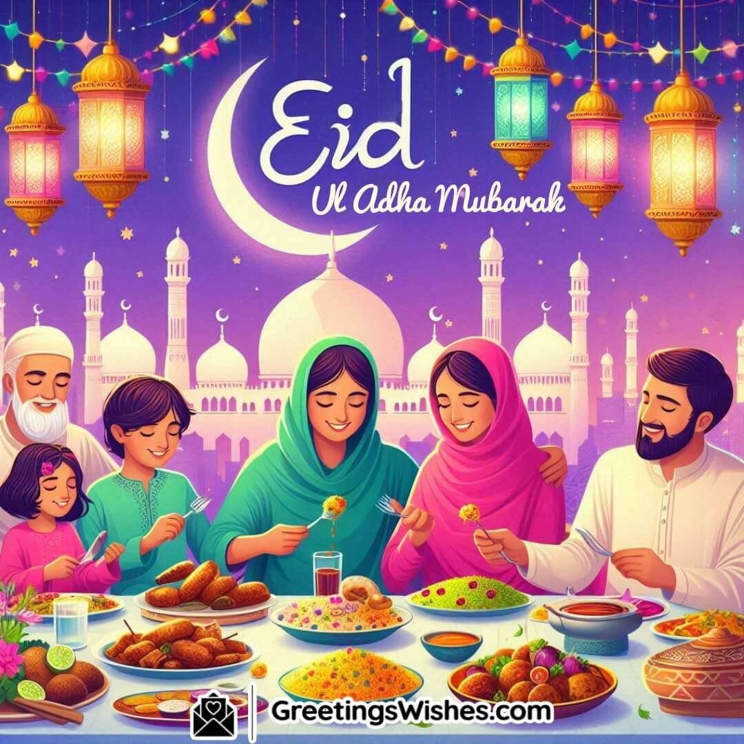 Enjoy Festive Meals Eid Ul Adha Mubarak