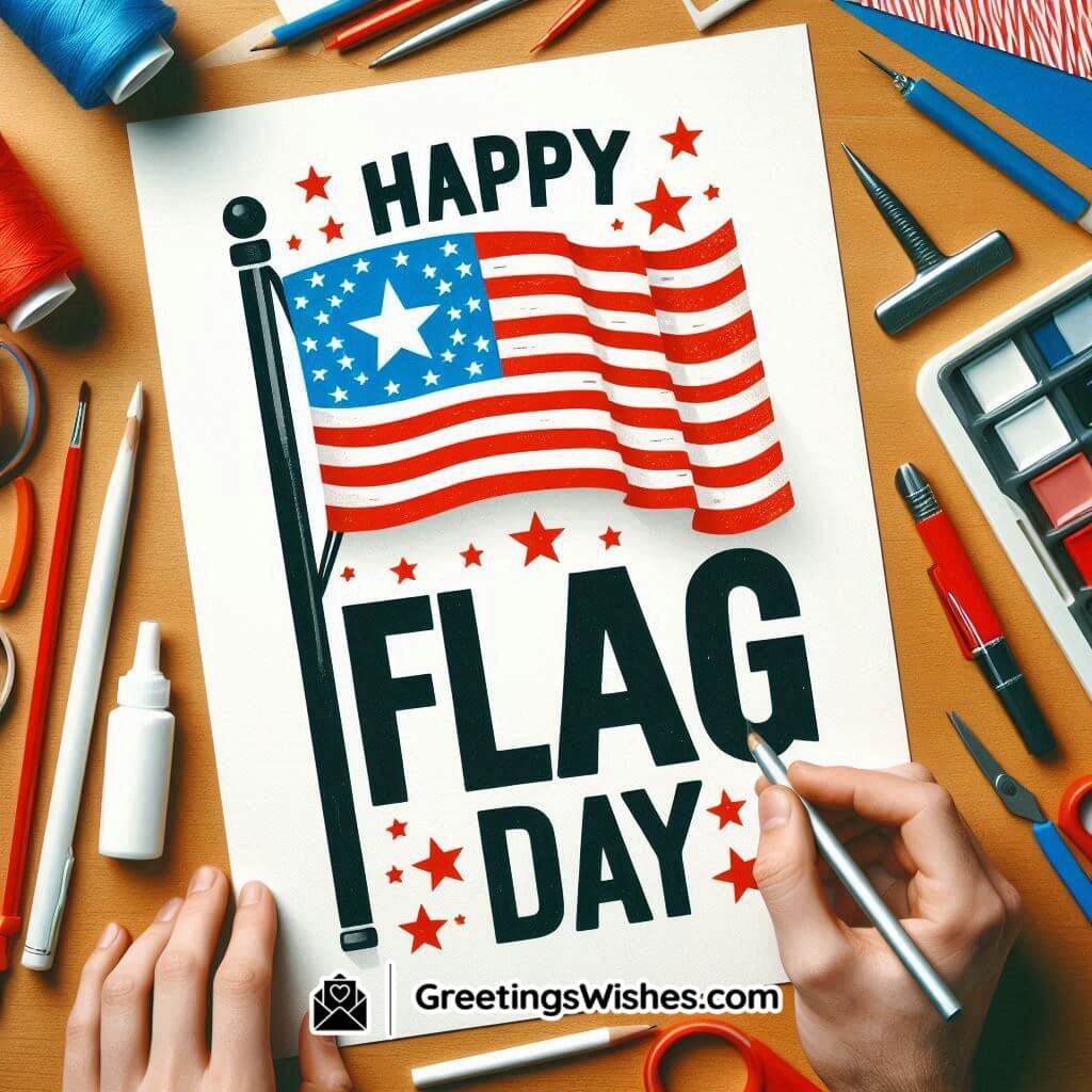 Happy Flag Day Art