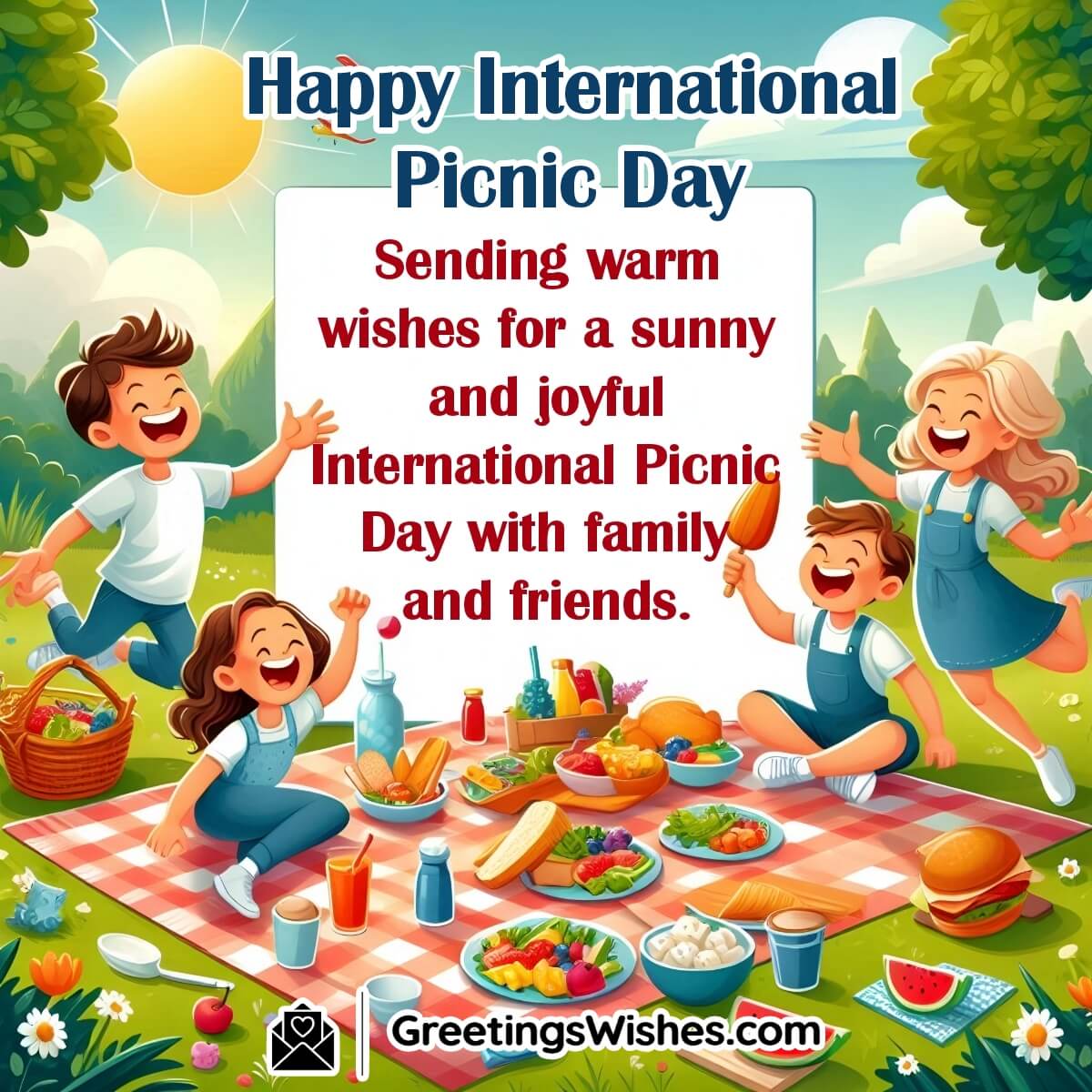 Happy International Picnic Day Message