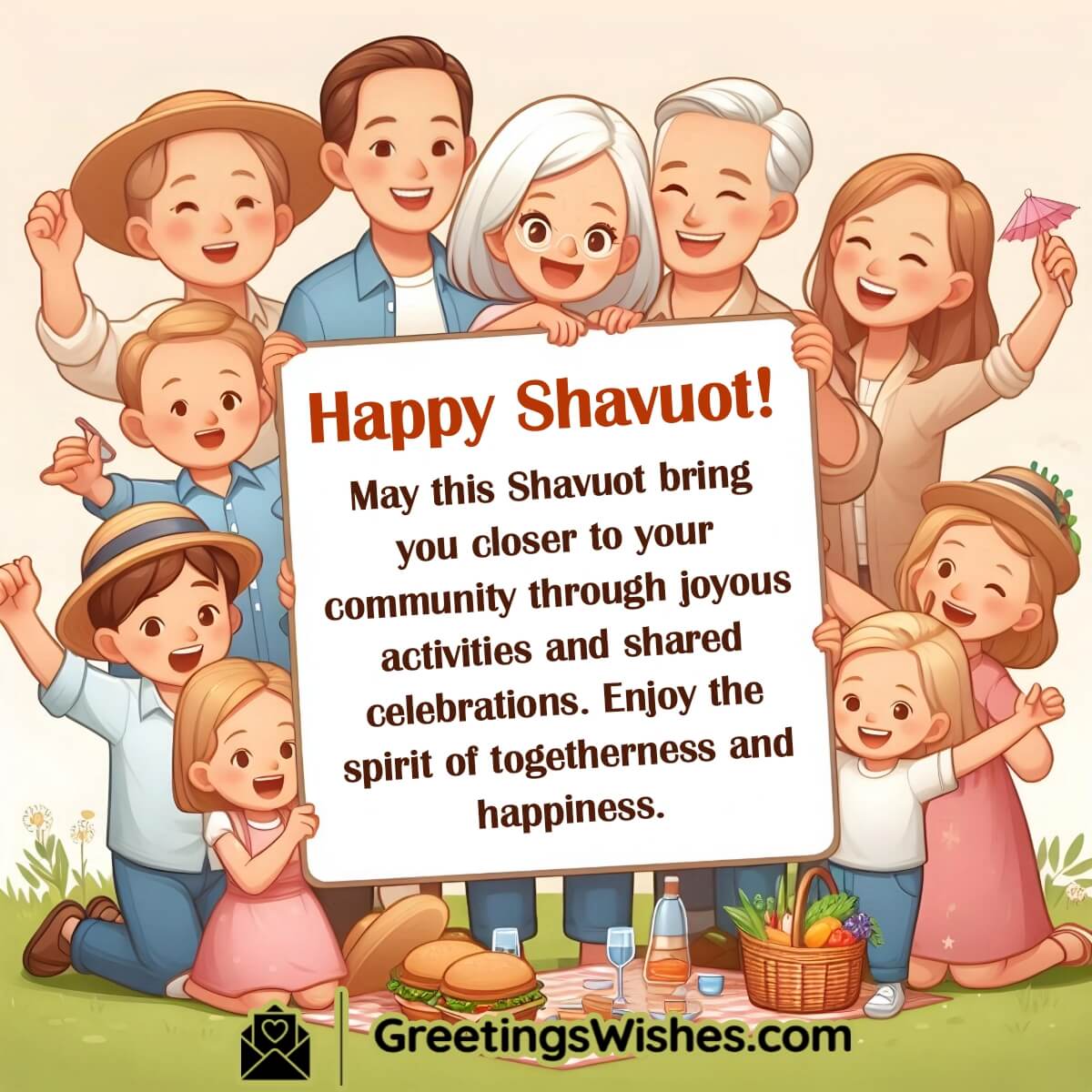 Happy Shavuot Joyful Community Activities