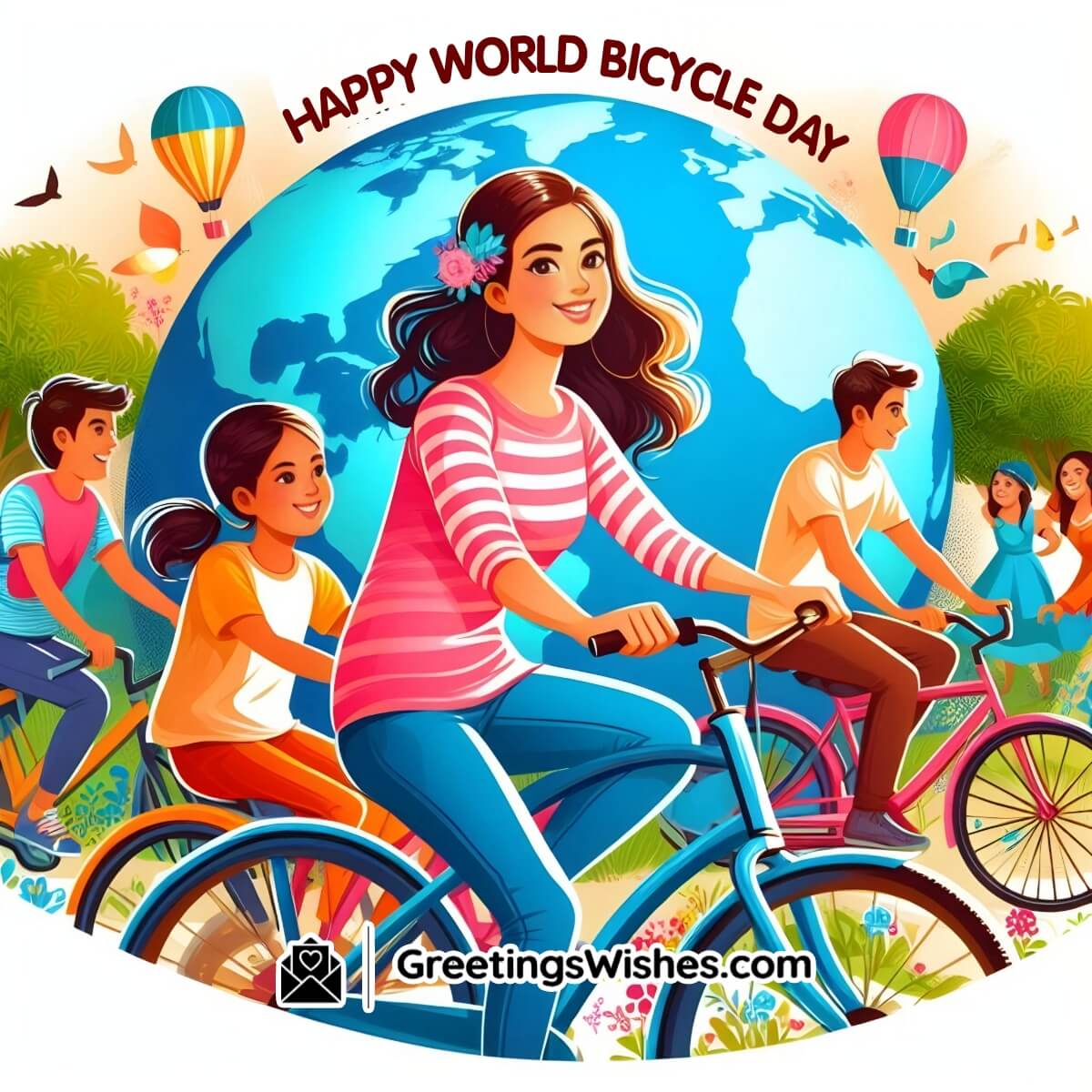 Happy World Bicycle Day Pic