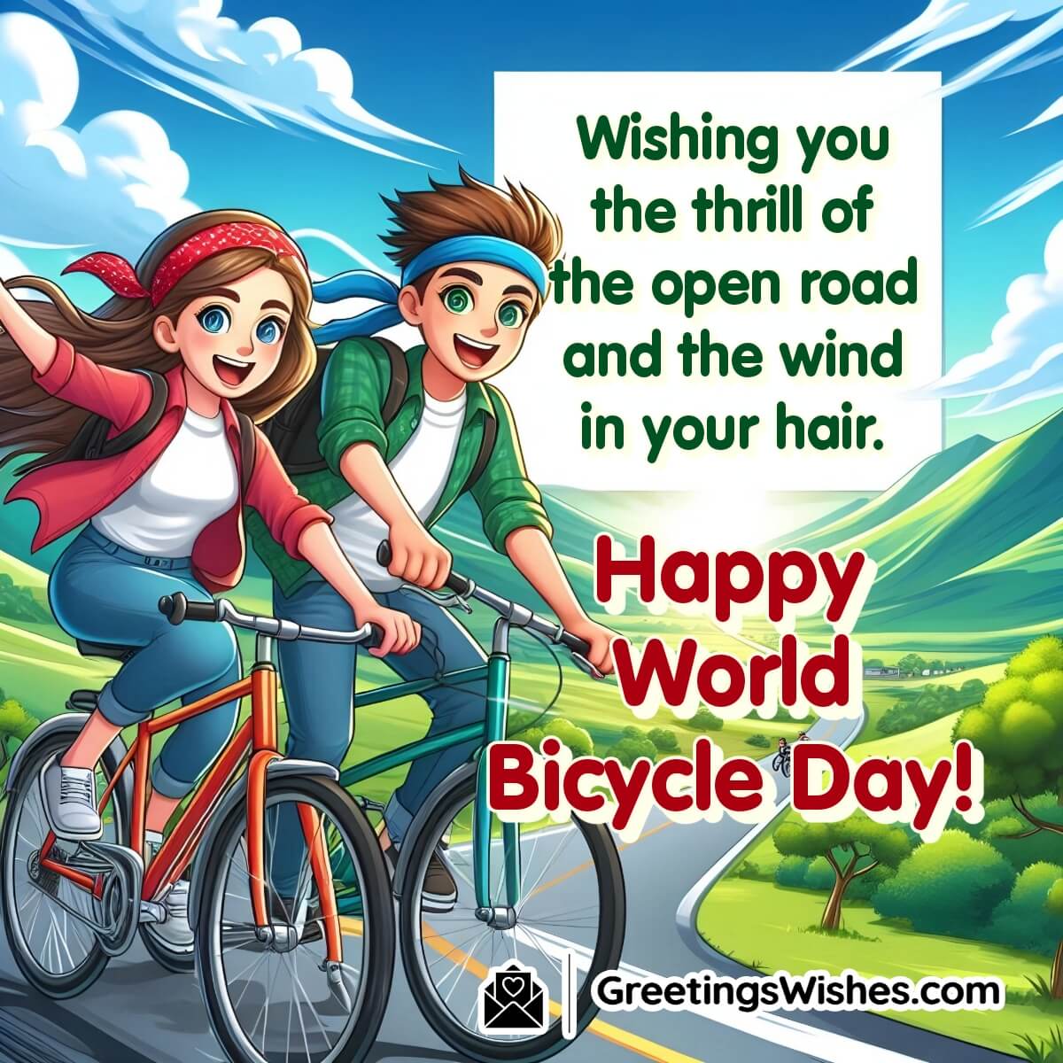 Happy World Bicycle Day Wishes