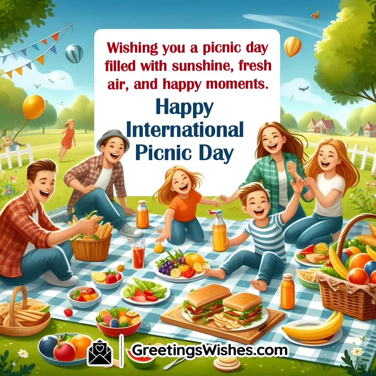 Wishing Happy International Picnic Day