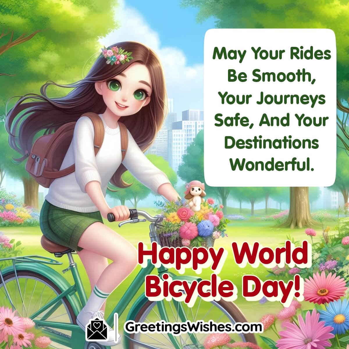 World Bicycle Day Greetings