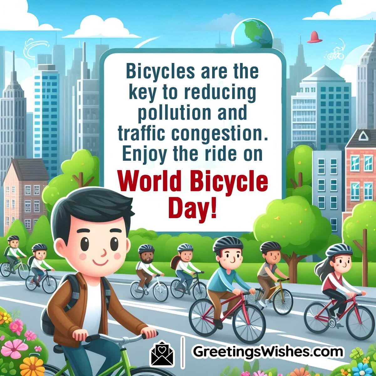 World Bicycle Day Message
