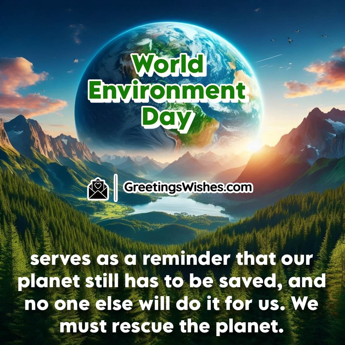 World Environment Day Message Picture