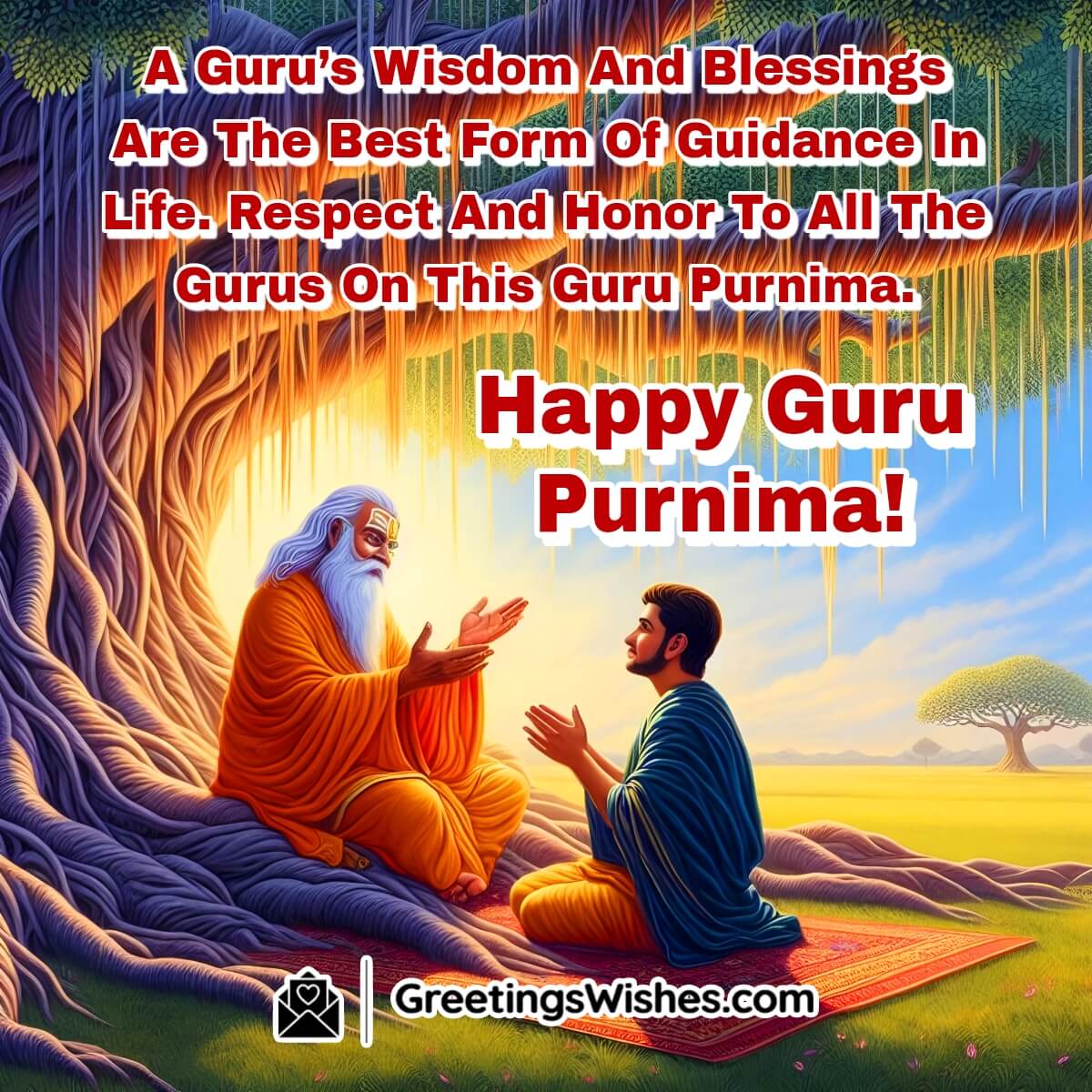 Happy Guru Purnima Blessing Quote