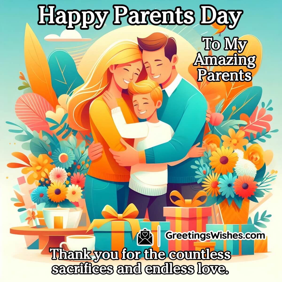 Happy Parents Day Thank You Message