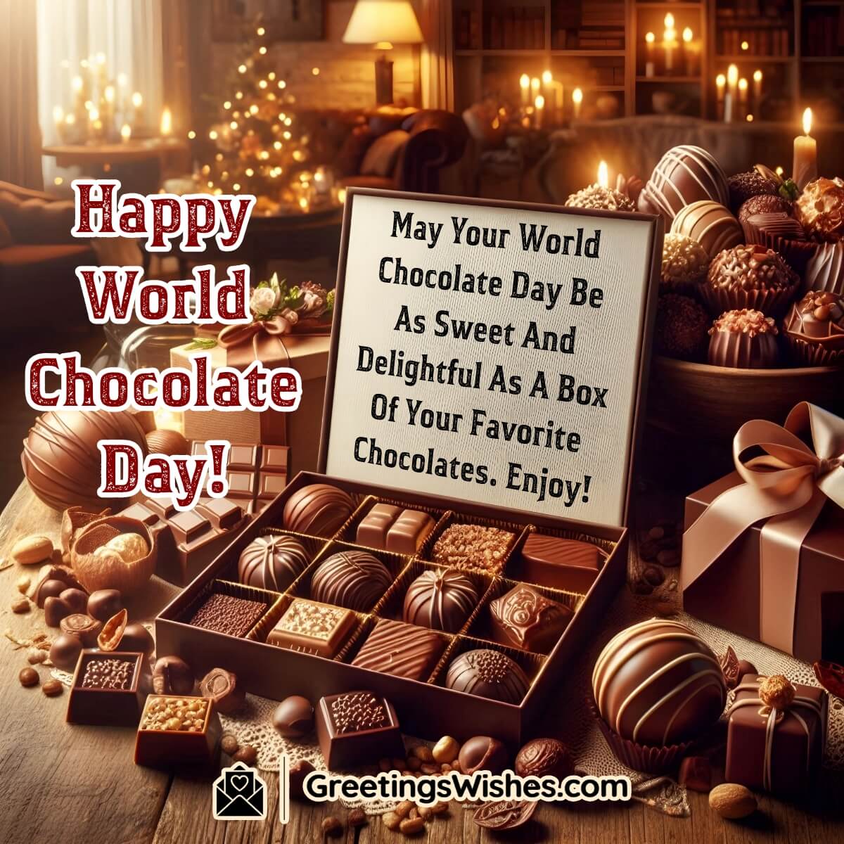 Happy World Chocolate Day Wish Message