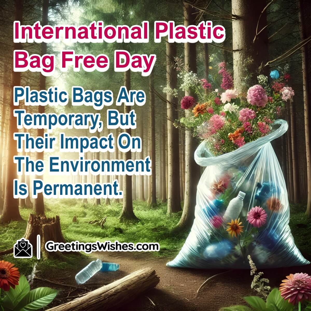 International Plastic Bag Free Day Quote