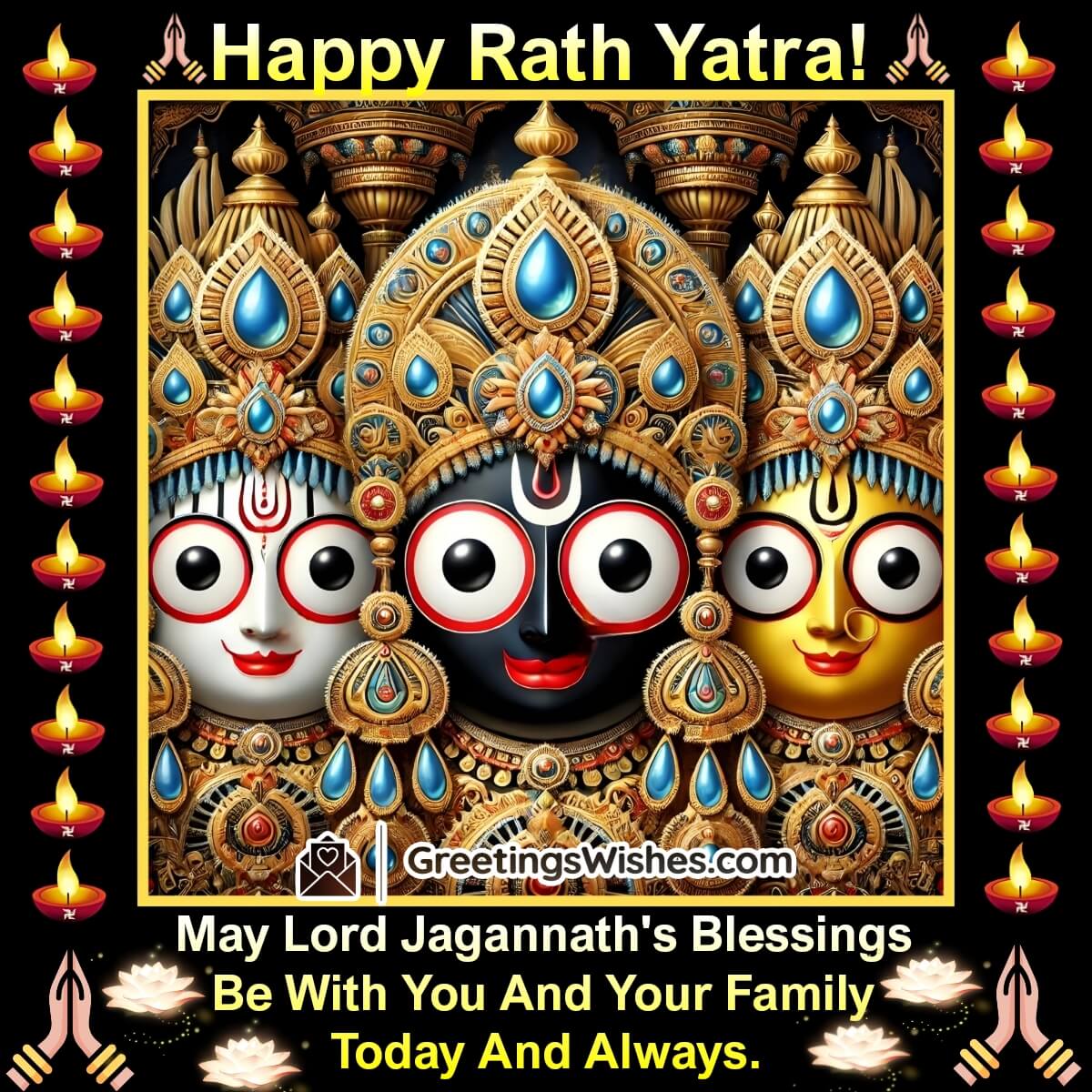 Jagannath Rath Yatra Wish Image