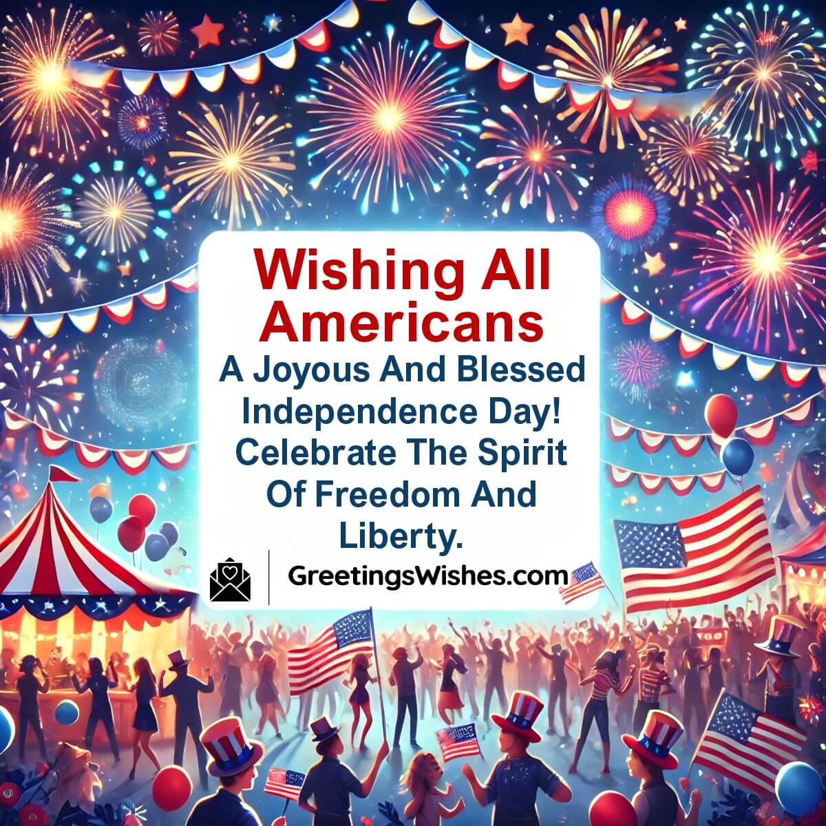 Wishing All Americans 4th Of July Day