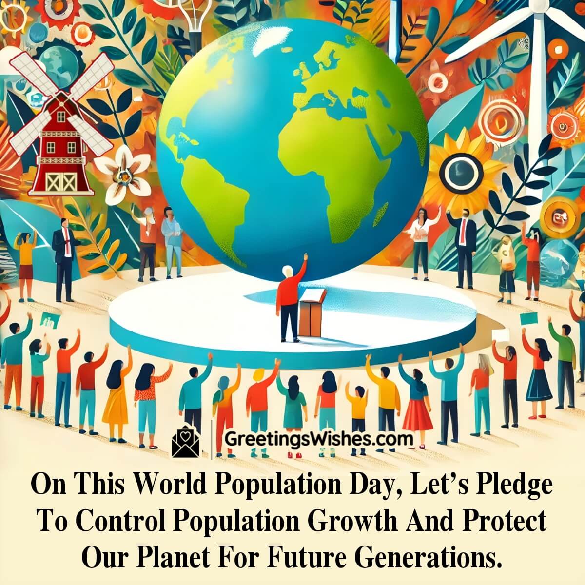 World Population Day Message Image